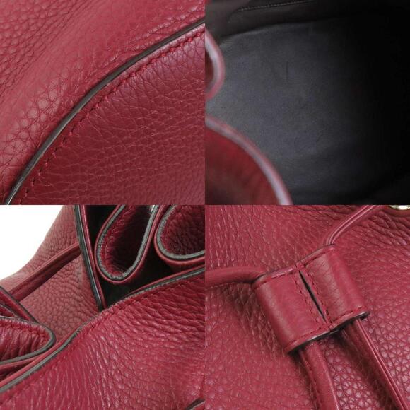 GUCCI Leather Bamboo Shoulder Bag - Picture 3 of 5